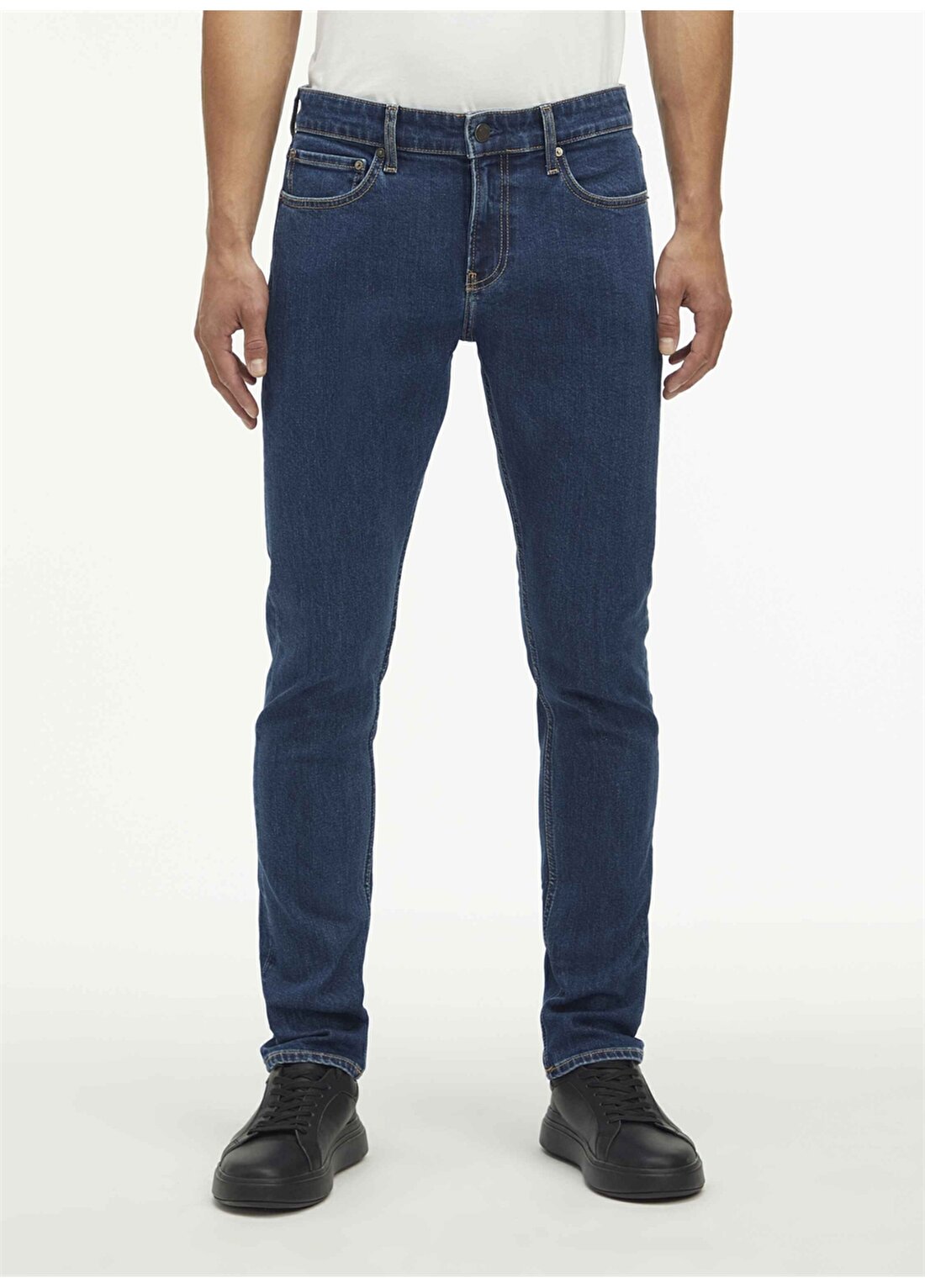 Calvin Klein Normal Bel Normal Paça Slim Fit Erkek Denim Pantolon K10K1123741BJ