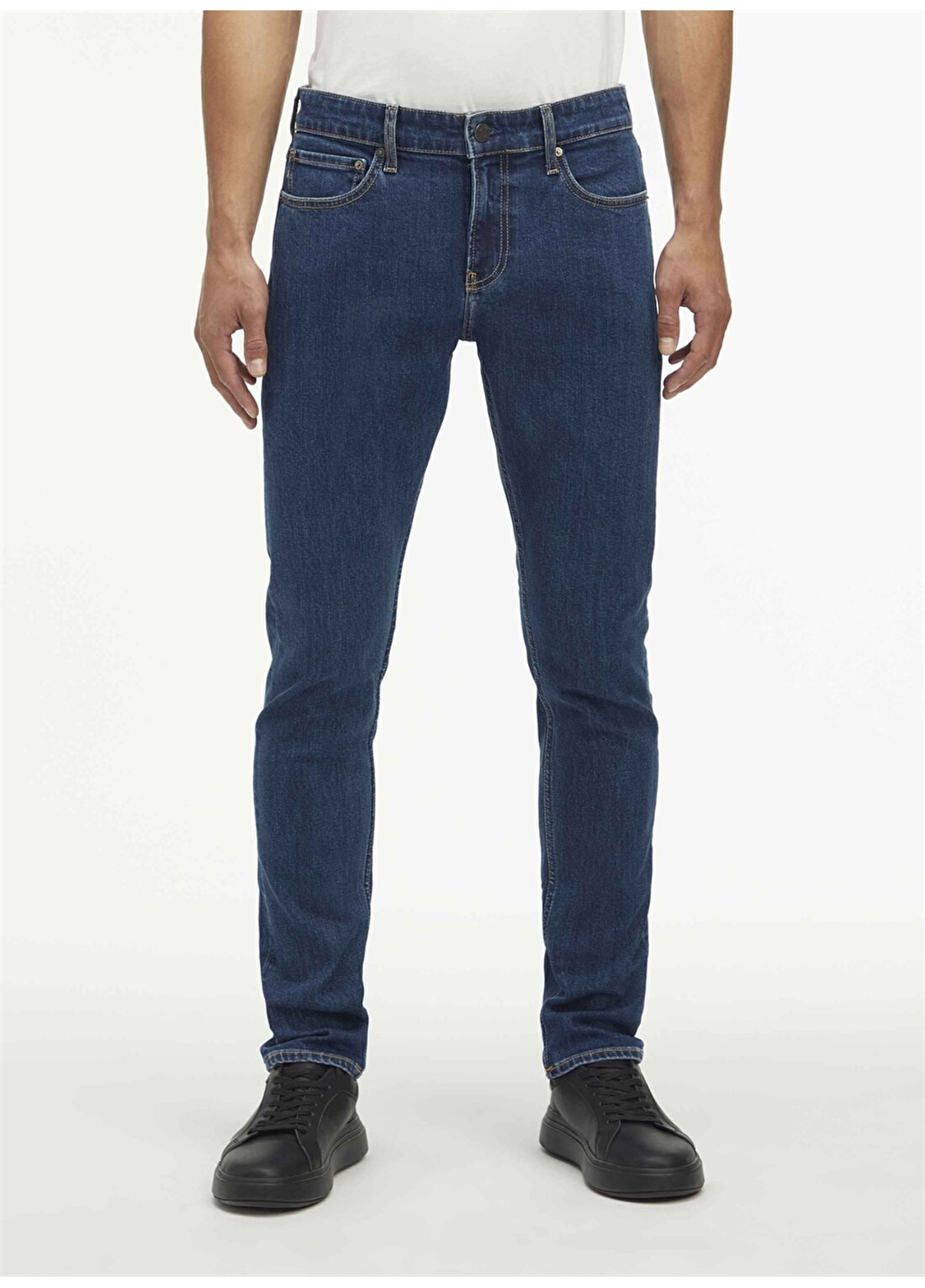 Calvin Klein Normal Bel Normal Paça Slim Fit Erkek Denim Pantolon K10K1123741BJ,