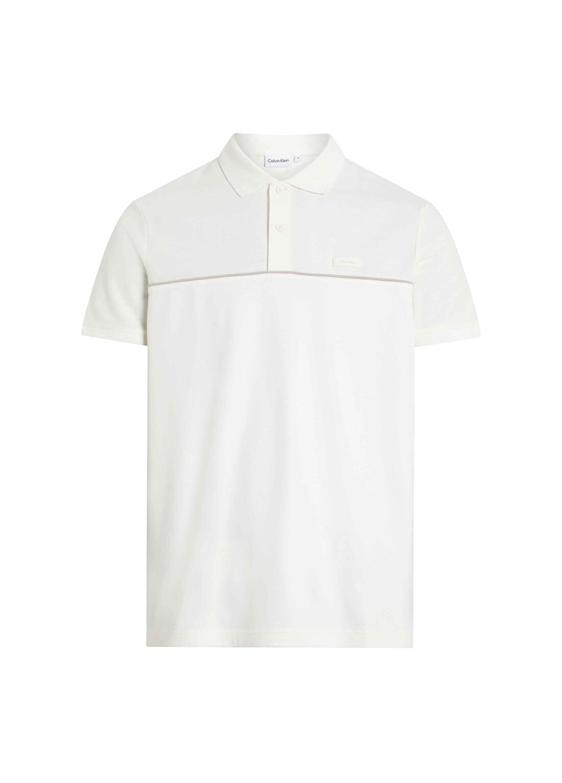 Calvin Klein Beyaz Erkek Polo T-Shirt K10K112462YAH