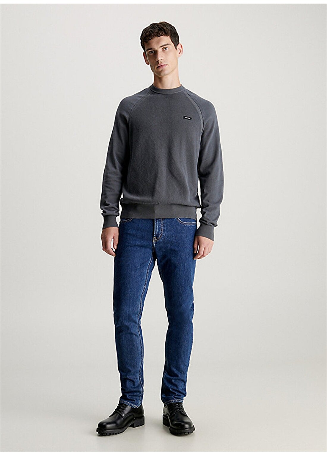 Calvin Klein Normal Bel Normal Paça Slim Fit Erkek Denim Pantolon K10K1123741BJ.