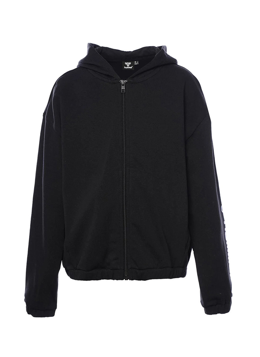 Hummel Kapüşon Yaka Düz Siyah Kadın Eşofman Üstü 921783-2001-HMLJAZZ ZIP HOODIE