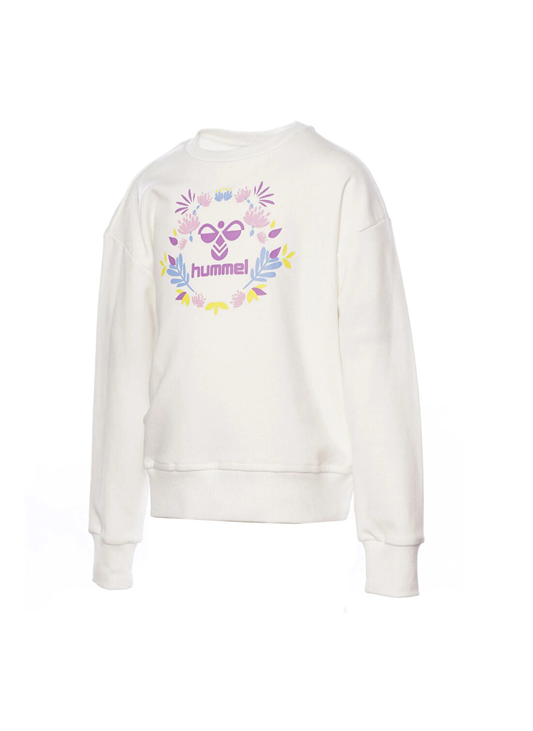 Hummel Baskılı Kadın Beyaz Sweatshırt 921761-9003-HMLCOLBY SWEATSHIRT