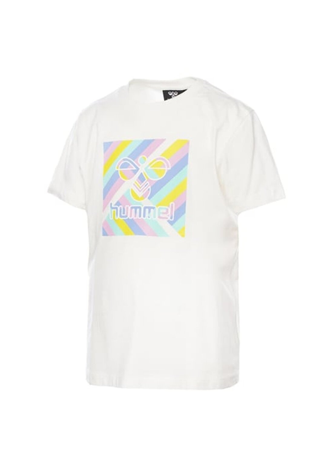 Hummel Baskılı Beyaz Kız Çocuk T-Shirt 911791-9003-HMLCHO T-SHIRT S/S