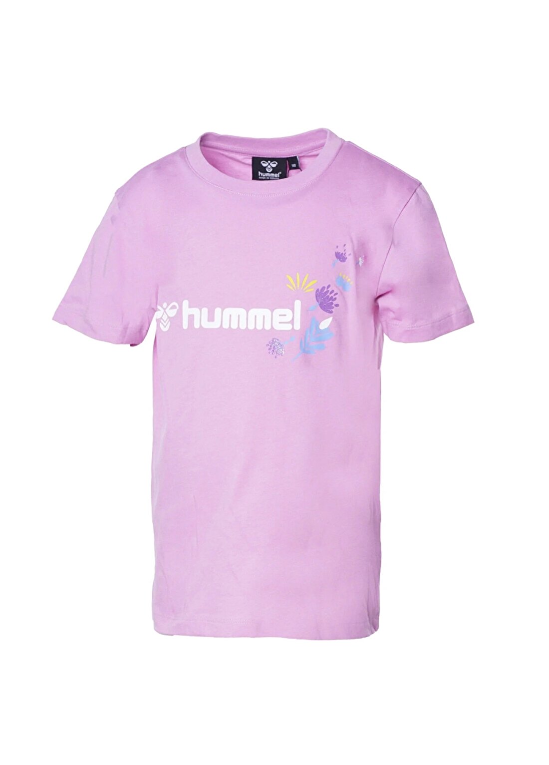 Hummel Baskılı Pembe Kız Çocuk T-Shirt 911792-3505-HMLCOLBY T-SHIRT S/S