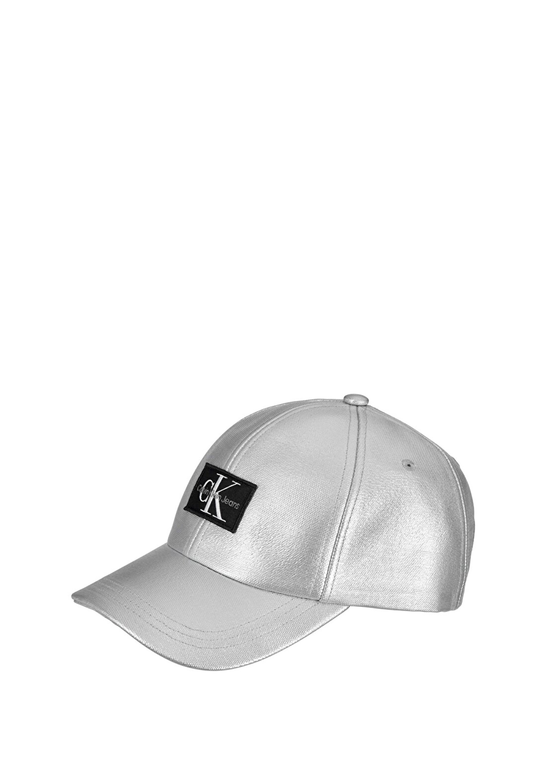 Calvin Klein Gri Erkek Şapka METALLIC STRUCTURE BASEBALL CAP