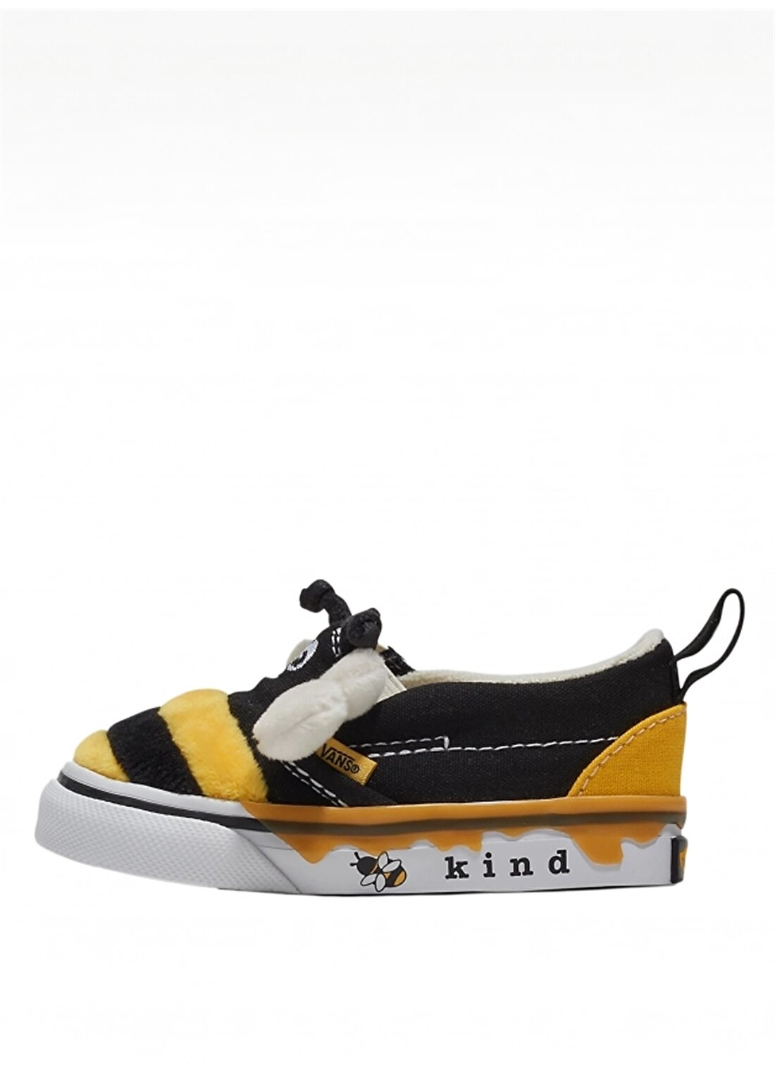 Vans Siyah - Sarı Kadın Yürüyüş Ayakkabısı VN000CMQY231-Slip-On V Bee