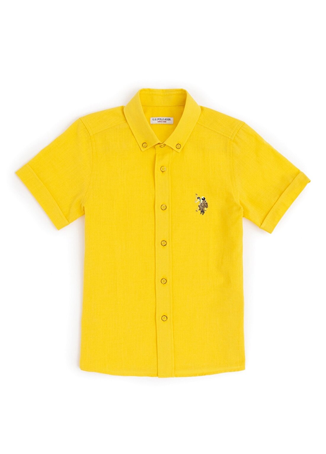 U.S. Polo Assn. Sarı Erkek Çocuk Gömlek ELFYKIDS024Y