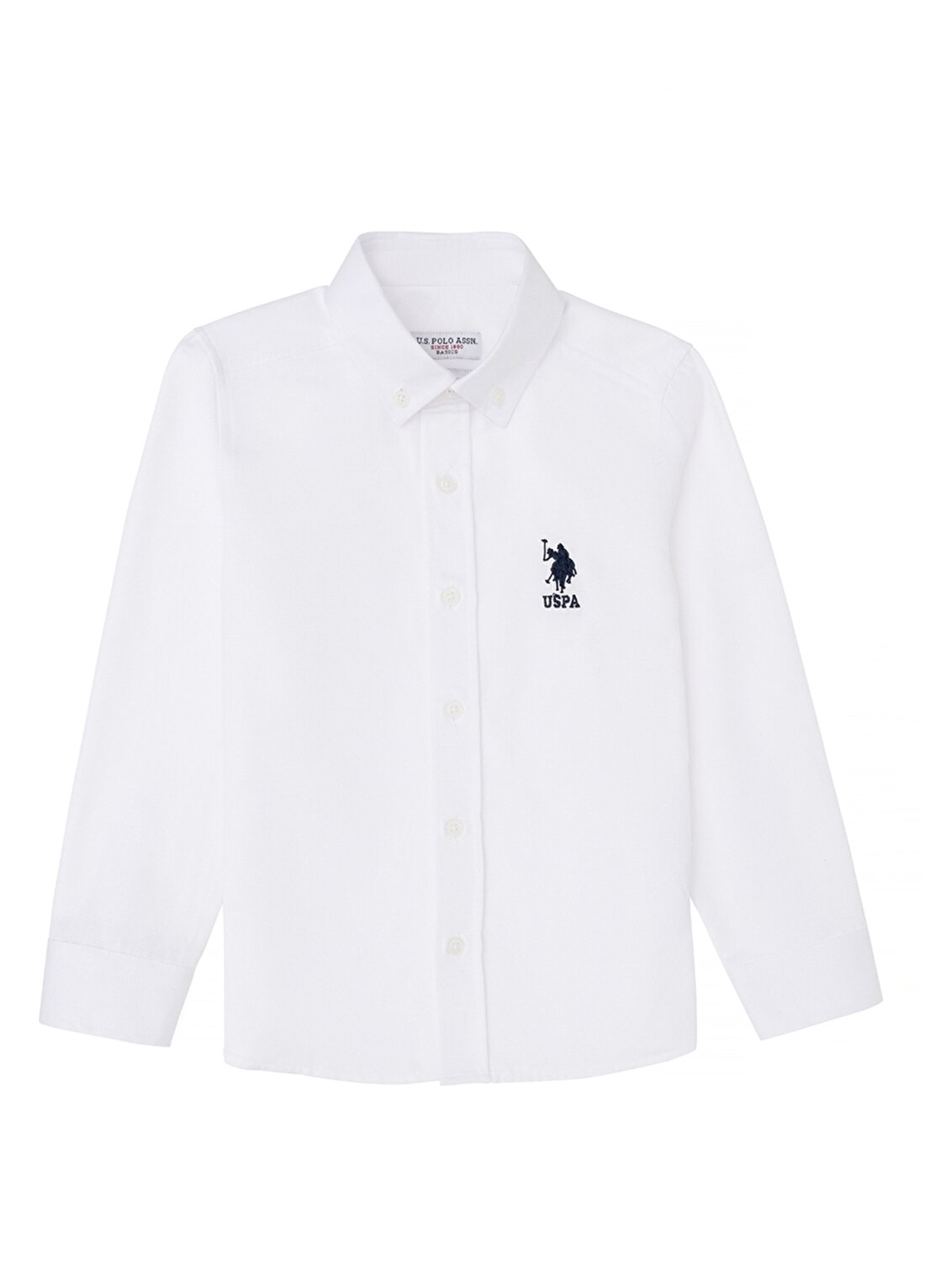 U.S. Polo Assn. Beyaz Erkek Çocuk Gömlek GOXKIDS024Y