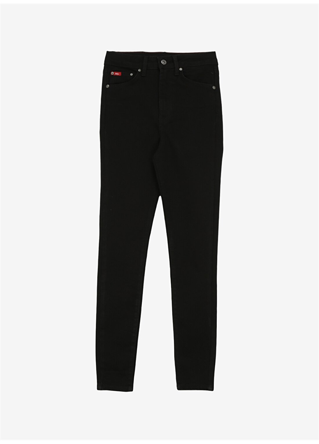 Lee Cooper JAYCEE AKERMAN BLACK Yüksek Bel Dar Paça Super Skinny Siyah Kadın Denim Pantolon 242 LCF 121021