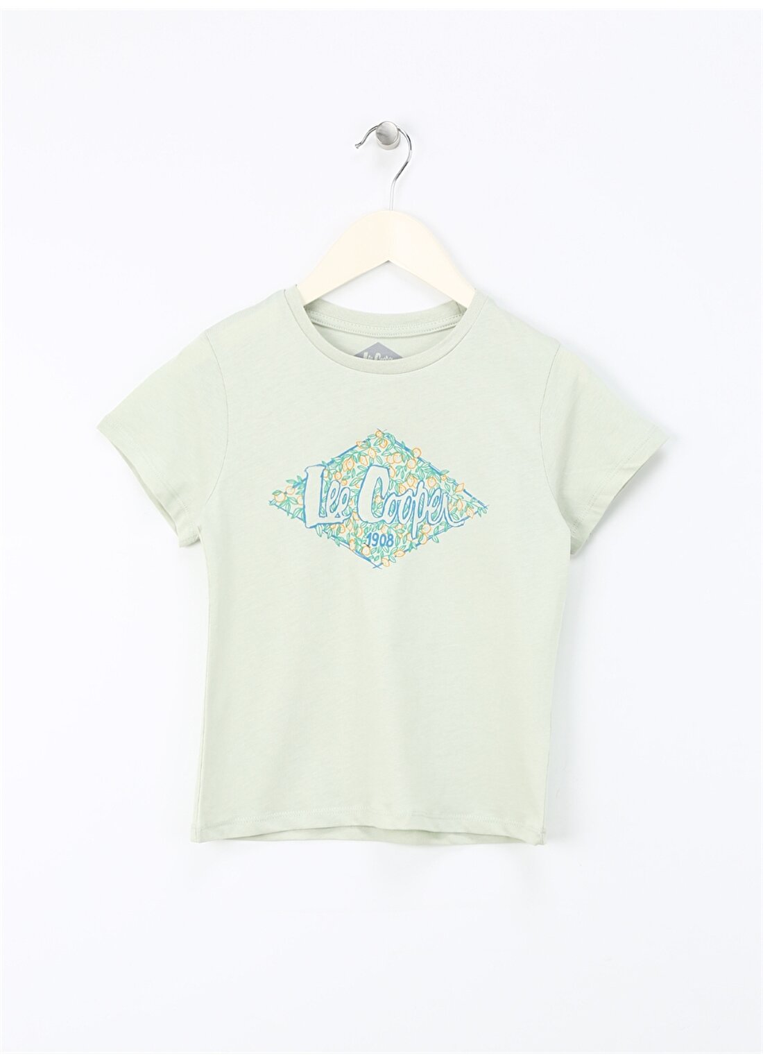 Lee Cooper Baskılı Mint Kız Çocuk T-Shirt 242 LCG 242003 FLOWERS MINT