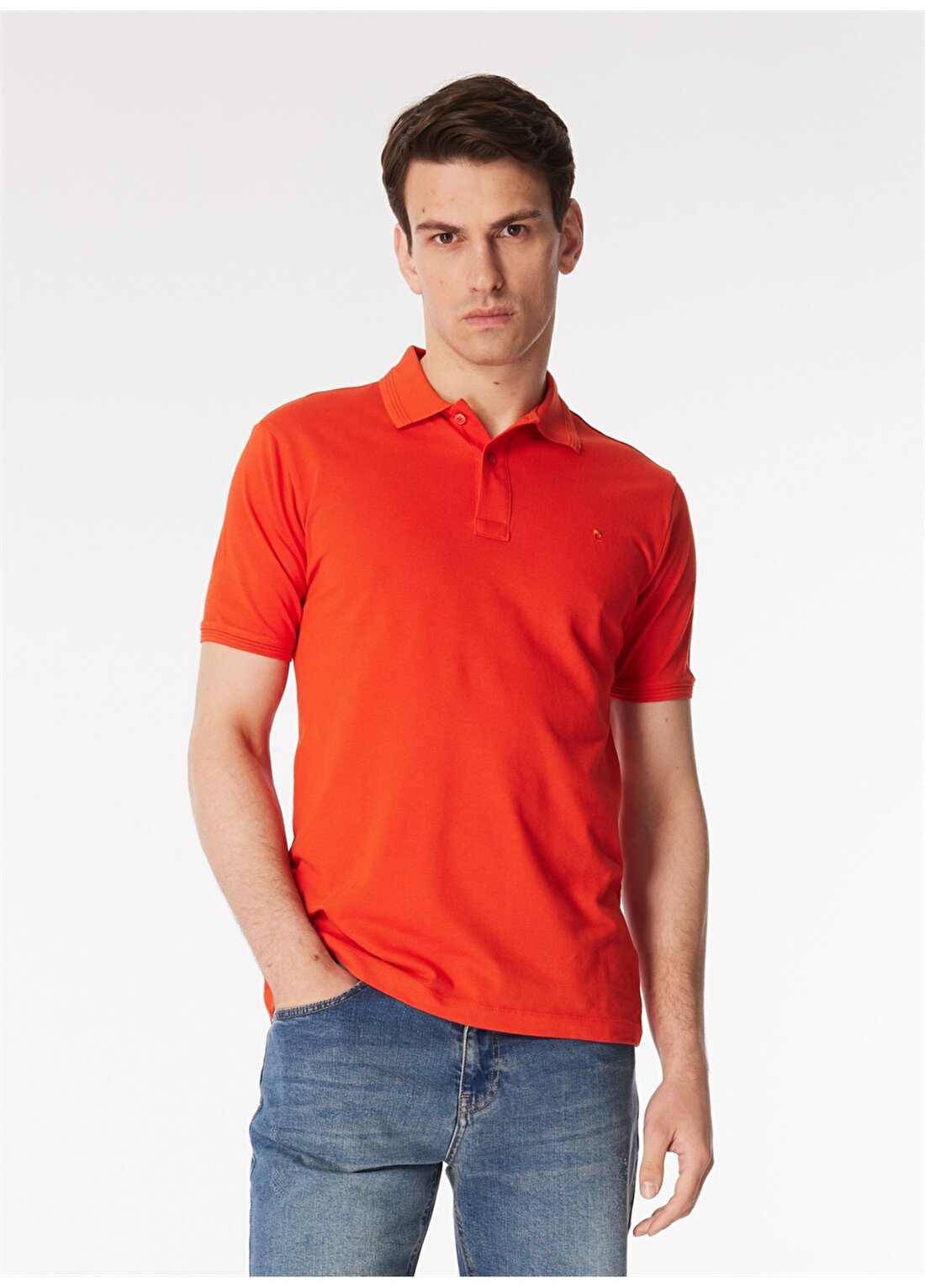 Pierre Cardin Düz Kırmızı Erkek Polo T-Shirt SUNNY