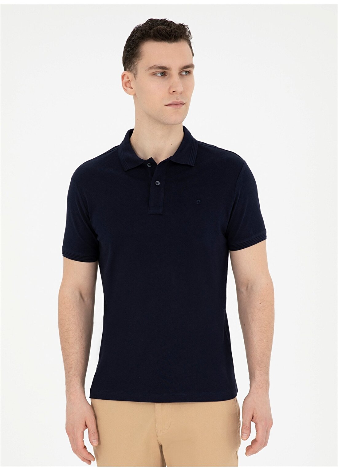 Pierre Cardin Düz Lacivert Erkek Polo T-Shirt SUNNY