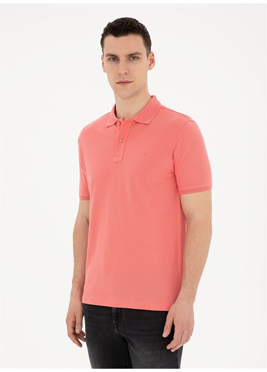 Pierre Cardin Düz Mercan Erkek Polo T-Shirt SUNNY