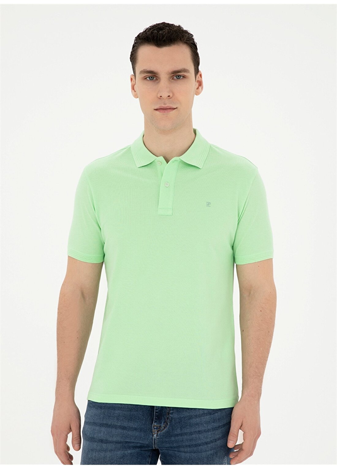 Pierre Cardin Düz Fıstık Erkek Polo T-Shirt SUNNY