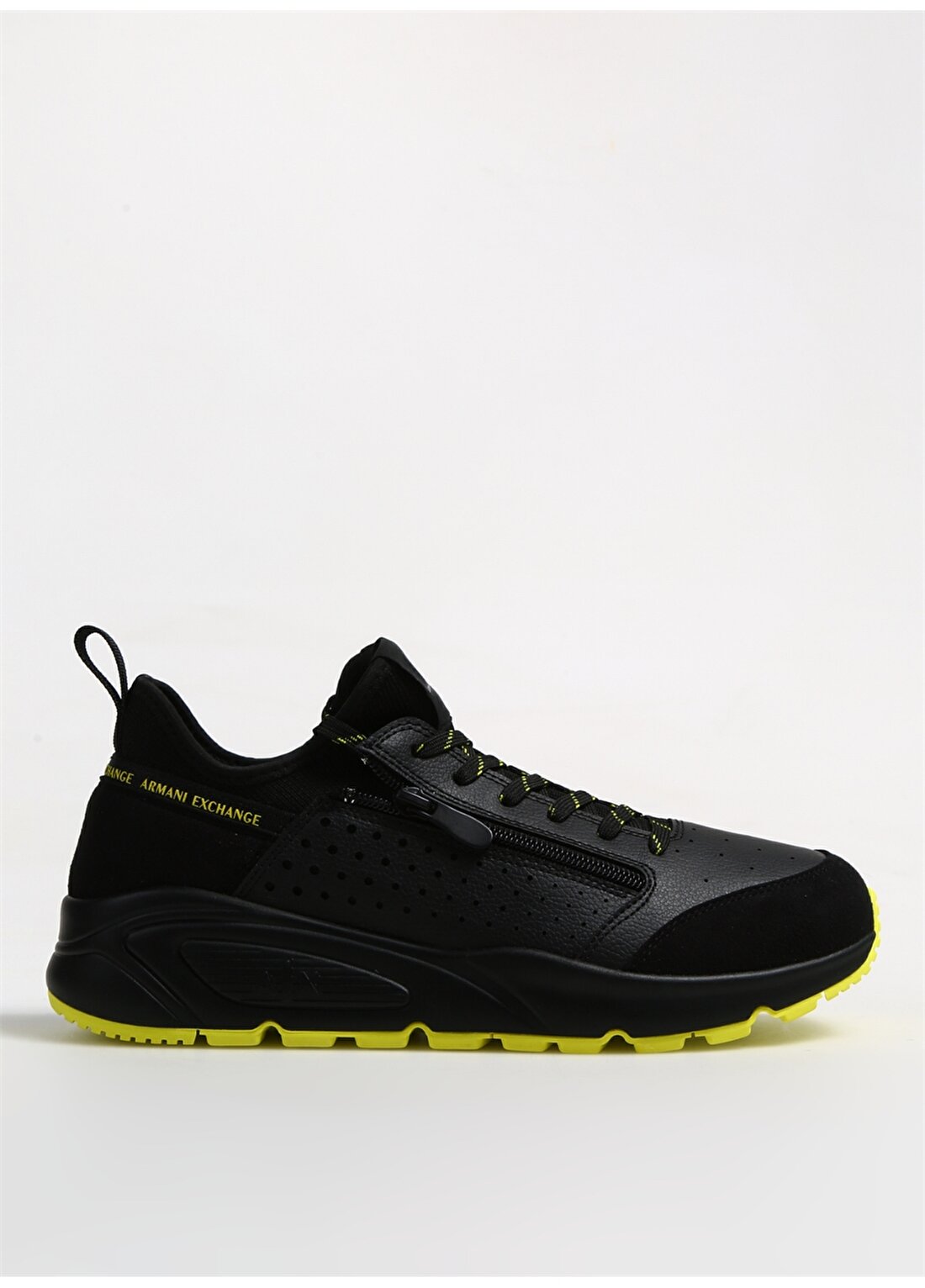 Armani Exchange Siyah - Sarı Erkek Sneaker XUX213