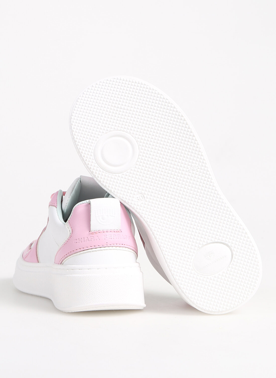 Chiara Ferragni Beyaz - Pembe Kız Çocuk Sneaker SNEAKERS SCHOOL WHITE/PINK