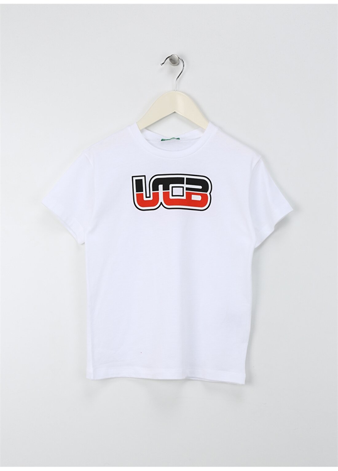 Benetton Beyaz Erkek Çocuk T-Shirt 3I1XC10IL