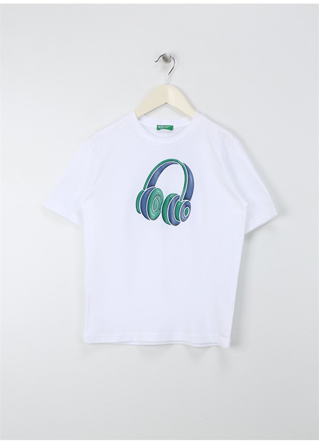Benetton Beyaz Erkek Çocuk T-Shirt 3I1XC10IU