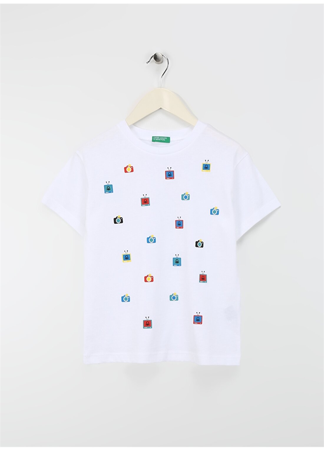 Benetton Beyaz Erkek Çocuk T-Shirt 3I1XC10HE