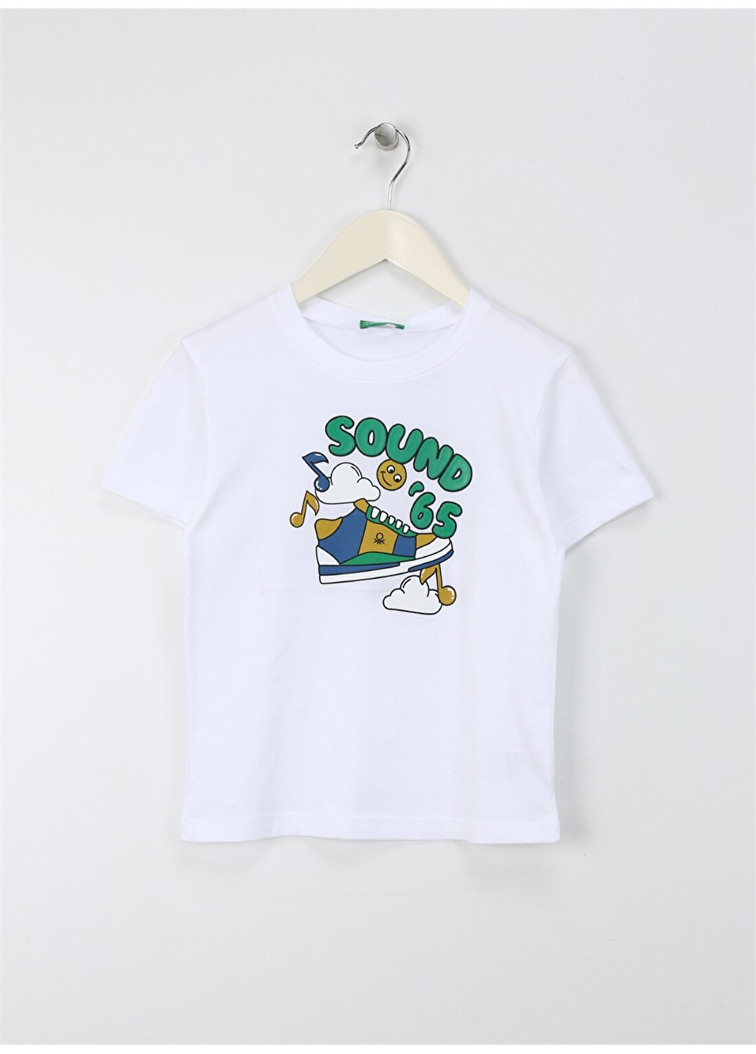 Benetton Beyaz Erkek Çocuk T-Shirt 3096G10EU