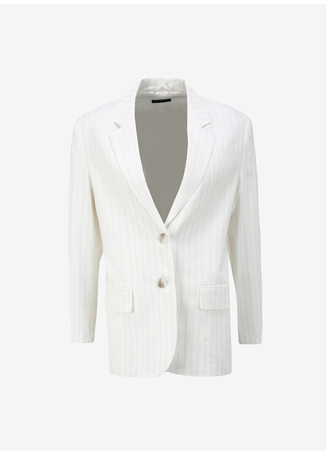Sisley Regular Fit Beyaz Kadın Ceket 2PIKLW020