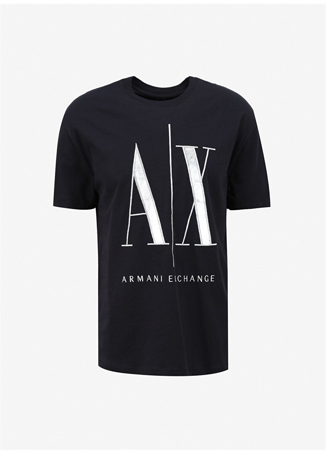 Armani Exchange Bisiklet Yaka Baskılı Lacivert Erkek T-Shirt 8NZTPQ ZJH4Z 1510