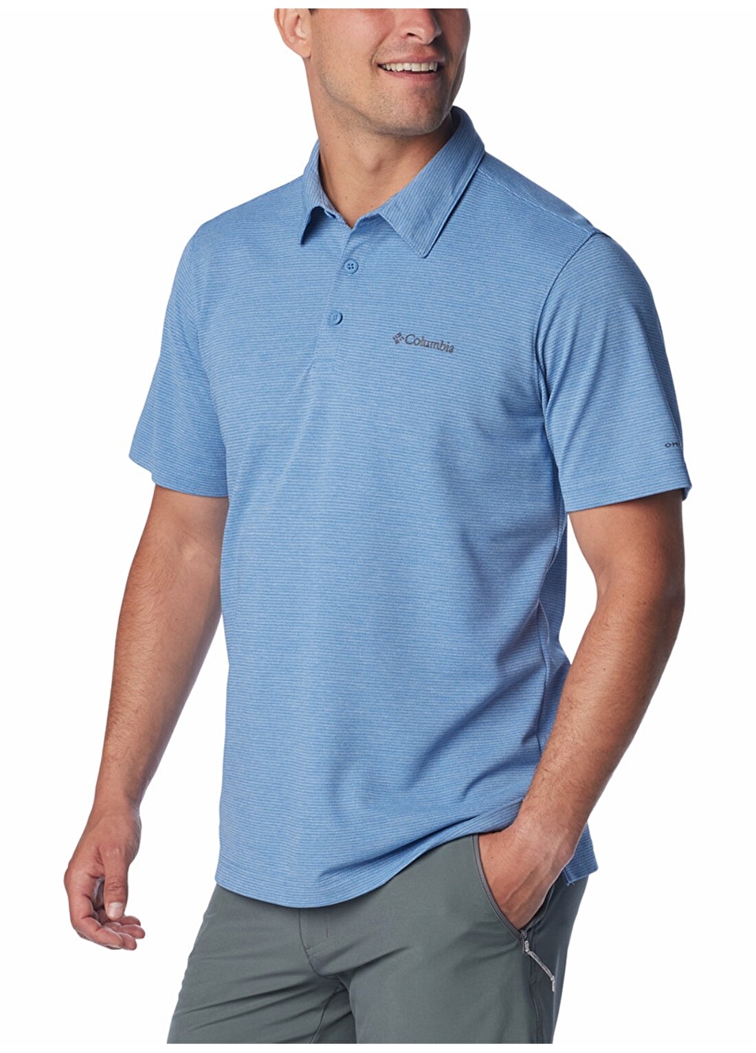 Columbia Mavi Erkek Normal Kalıp Polo T-Shirt 1931941479_AM2996