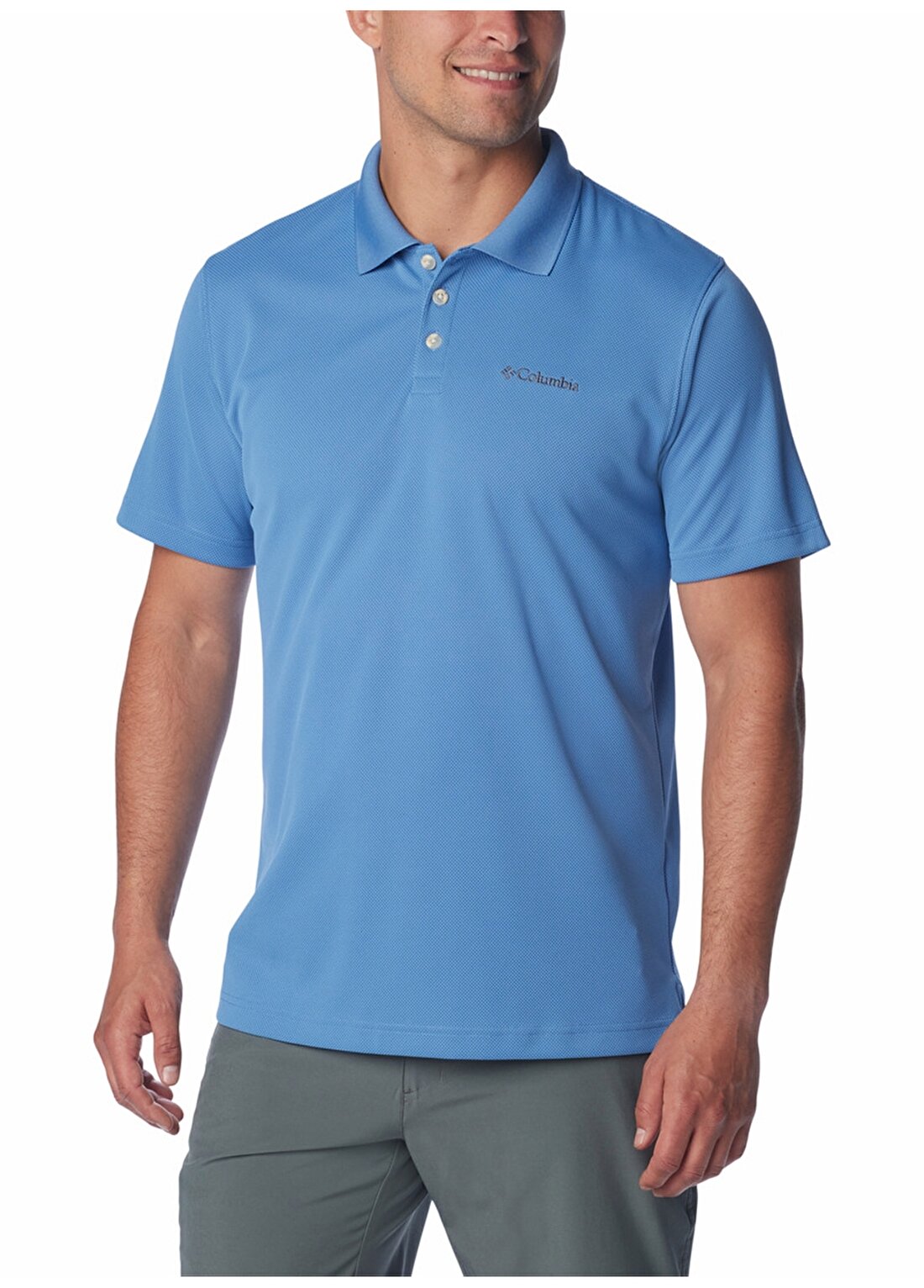 Columbia Mavi Erkek Standart Fit Polo T-Shirt 1772051479_AM0126