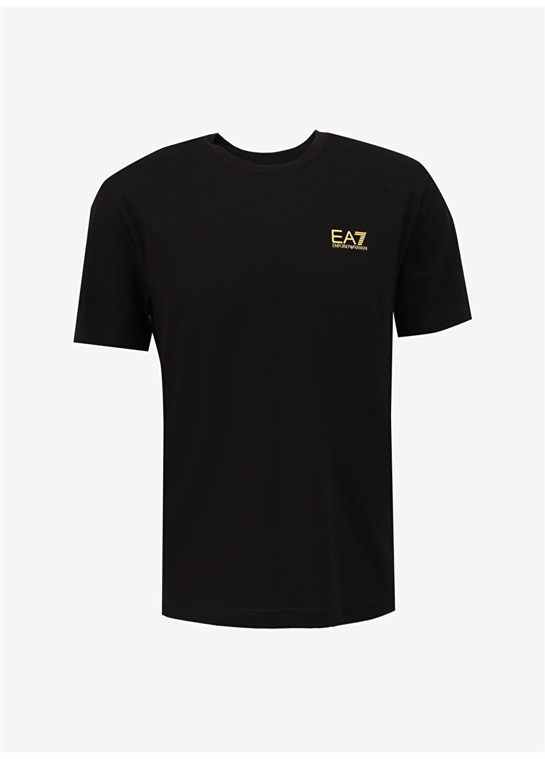 EA7 Bisiklet Yaka Siyah Erkek T-Shirt 8NPT18PJ02Z