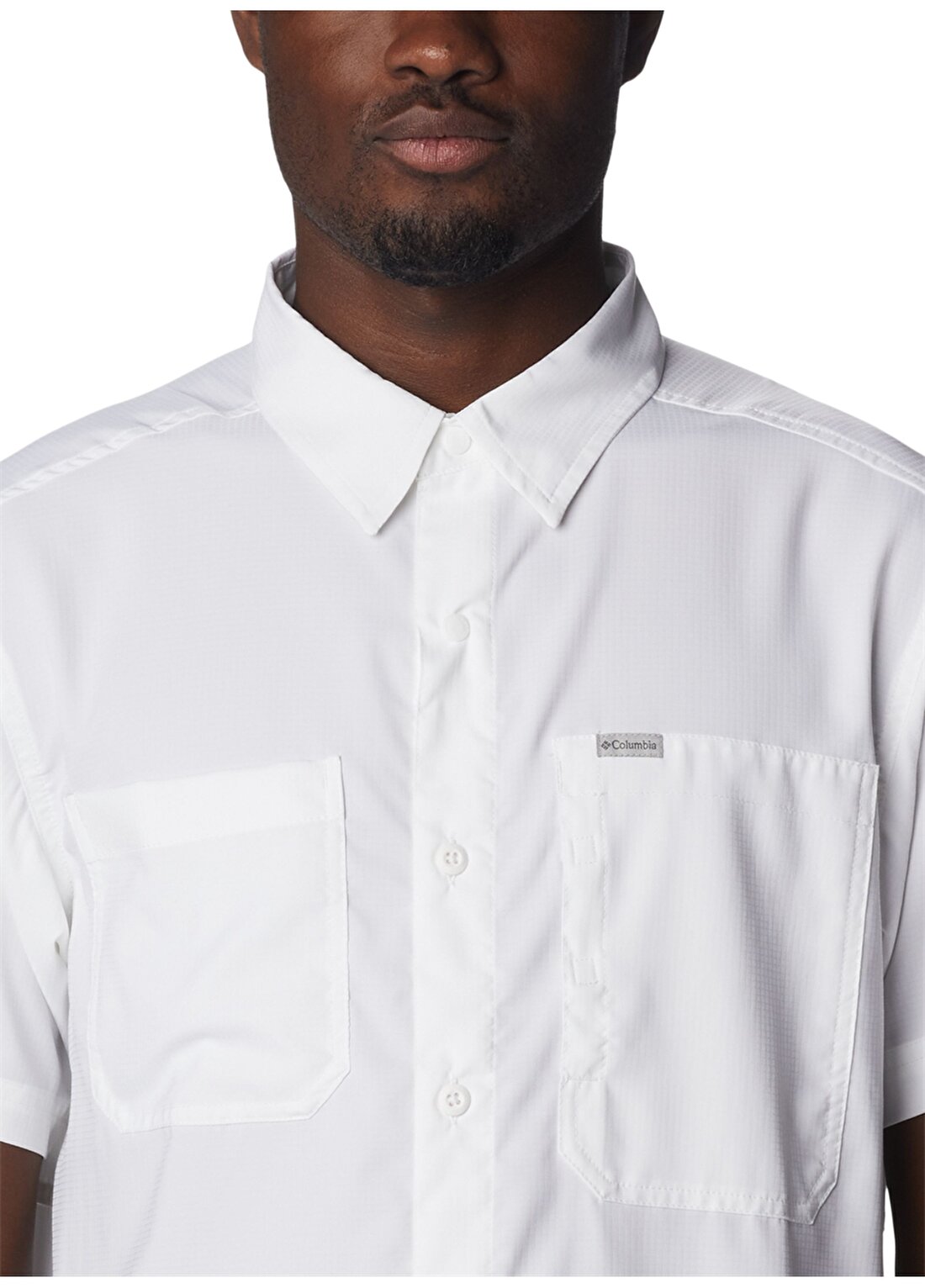 Columbia Beyaz Erkek Standart Fit Gömlek 2030721100_AM1517 SILVER RIDGE SLVE