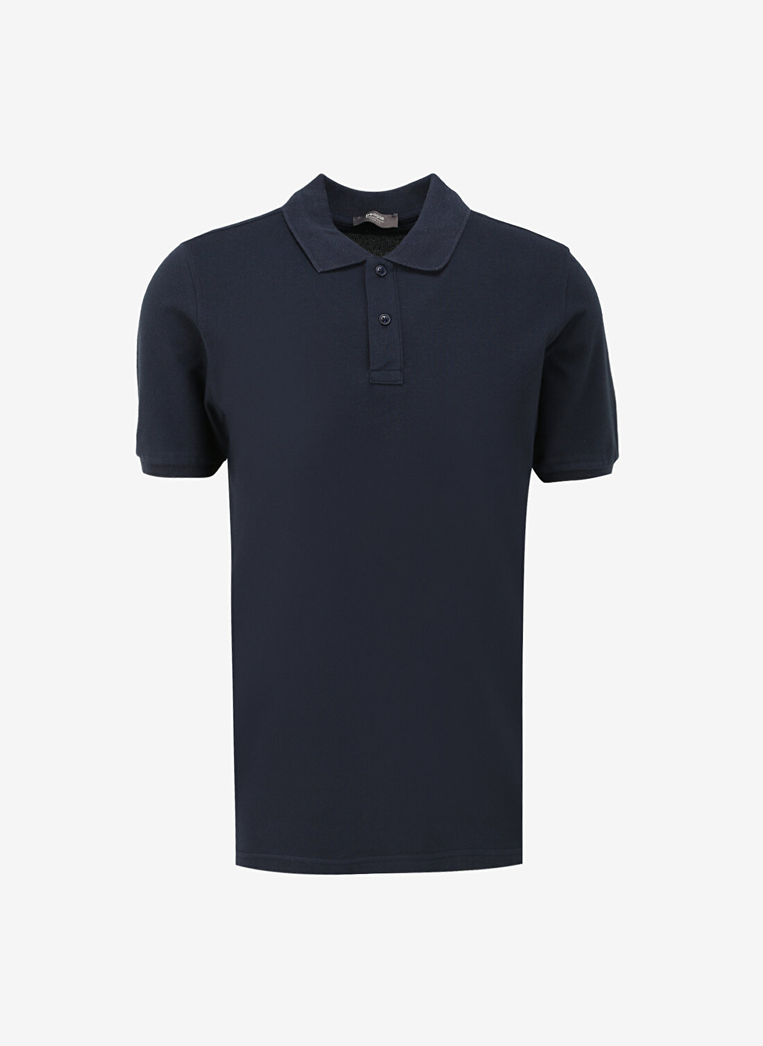 People By Fabrika Lacivert Erkek Basic Polo T-Shirt SPBF4SM-TST5017  