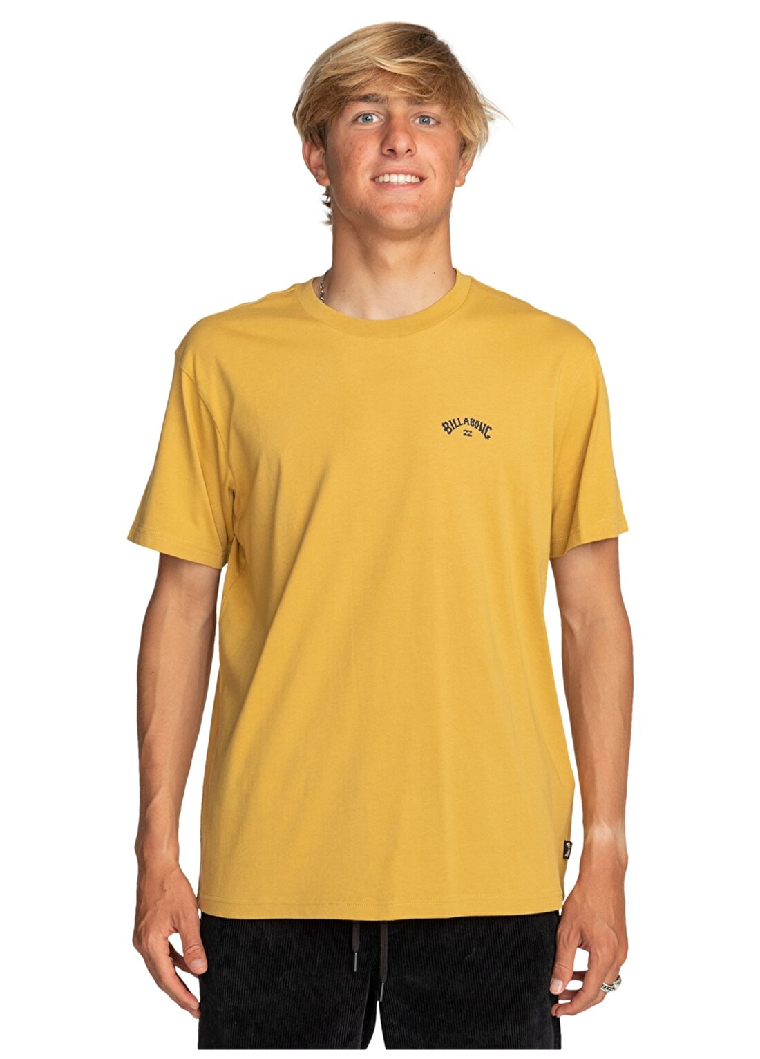 Billabong Sarı Erkek Bisiklet Yaka Regular Fit T-Shirt C1SS65BIP2_ARCH WAVE TEES