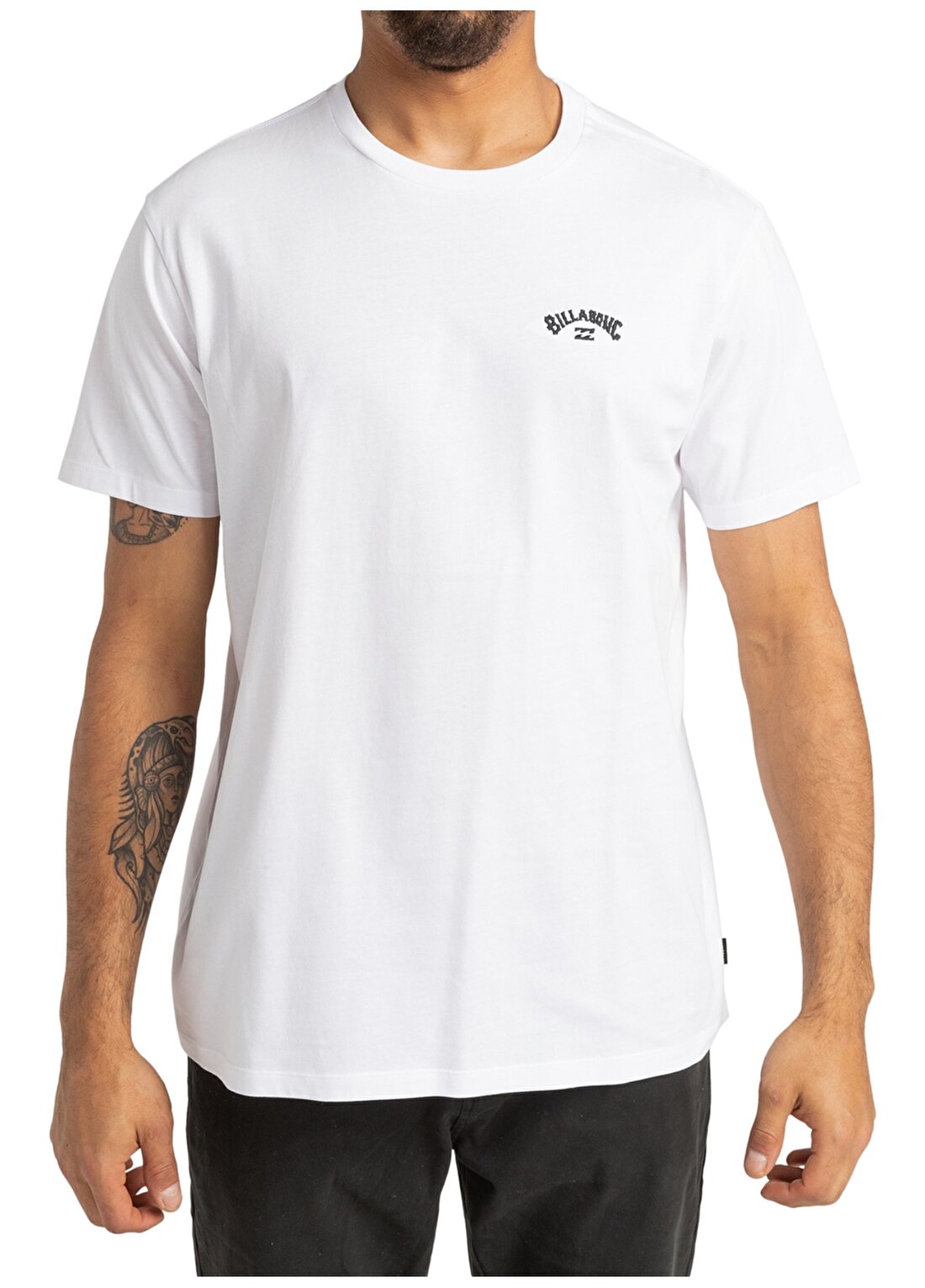 Billabong Beyaz Erkek Bisiklet Yaka Regular Fit T-Shirt EBYKT00100_ARCH KTTP