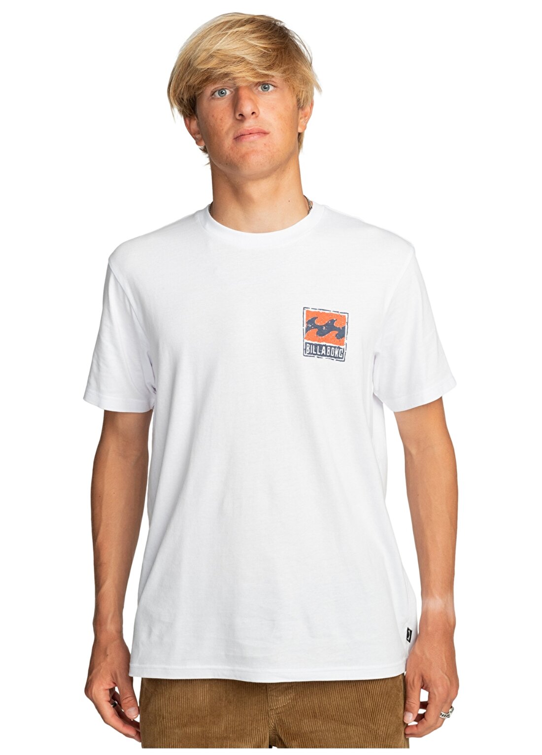Billabong Beyaz Erkek Bisiklet Yaka Regular Fit T-Shirt EBYZT00145_STAMP TEES