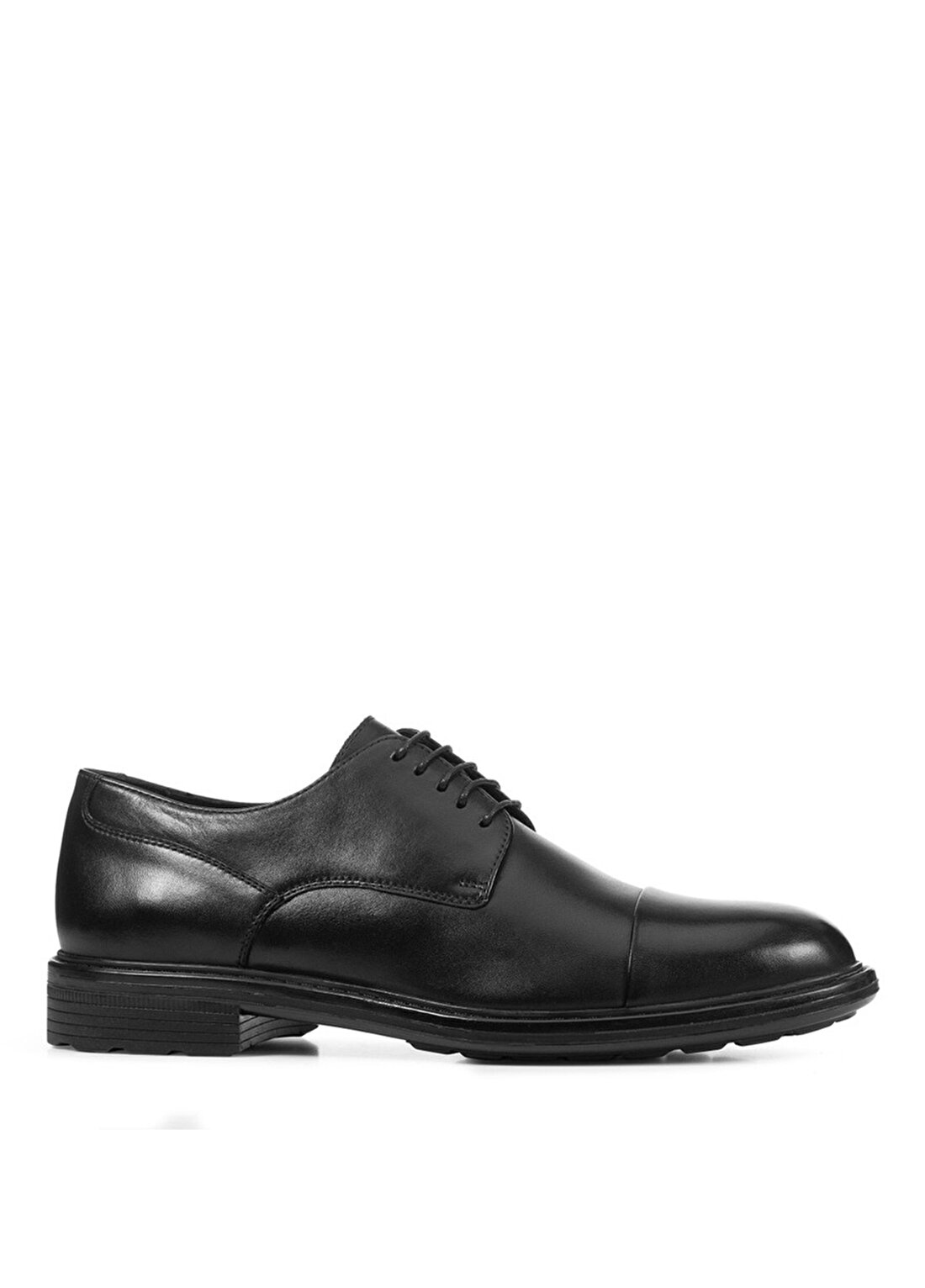 Geox Siyah Erkek Deri Klasik Ayakkabı U WALK PLEASURE A