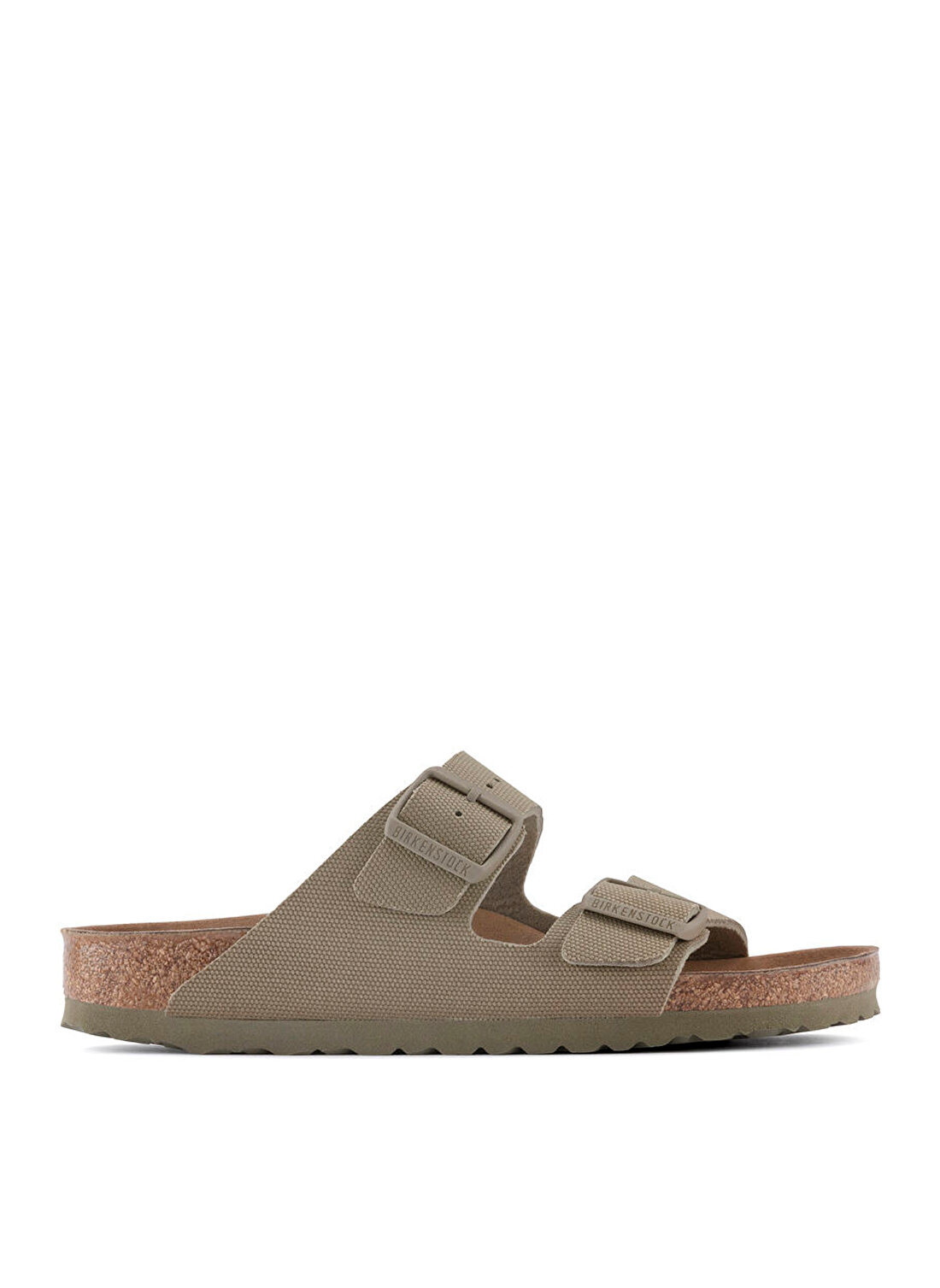 Birkenstock ARIZONA TEX CANVAS VEGAN Haki Kadın Kanvas Terlik 