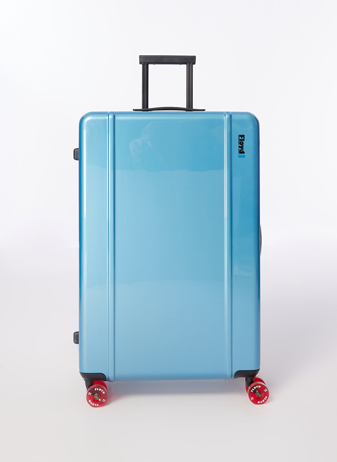 Floyd Mavi Unisex Fermuarlı 50 cm x 78 cm x 29 cm Çekçekli Sert Valiz