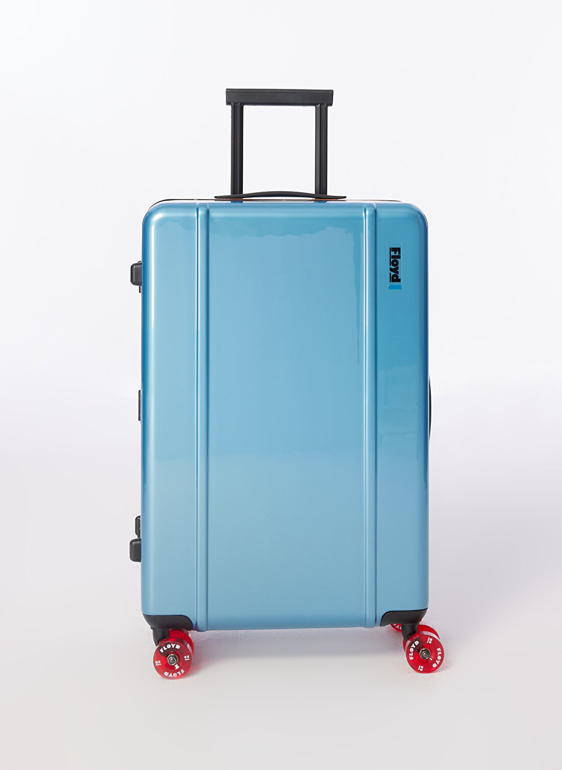Floyd Mavi Unisex Fermuarlı 45 cm x 70 cm x 25 cm Çekçekli Sert Valiz