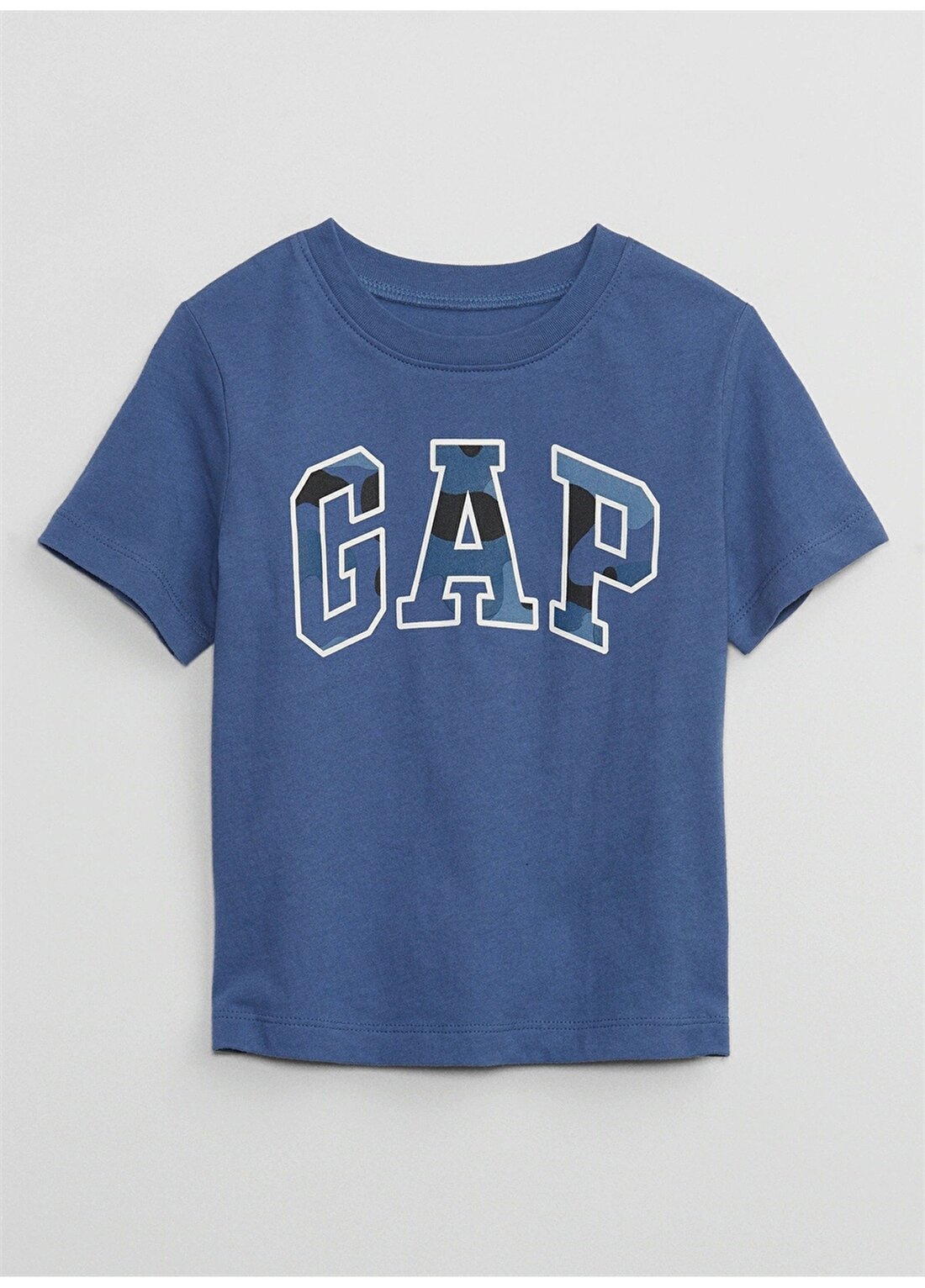 Gap Baskılı Mavi Erkek T-Shirt 459557006