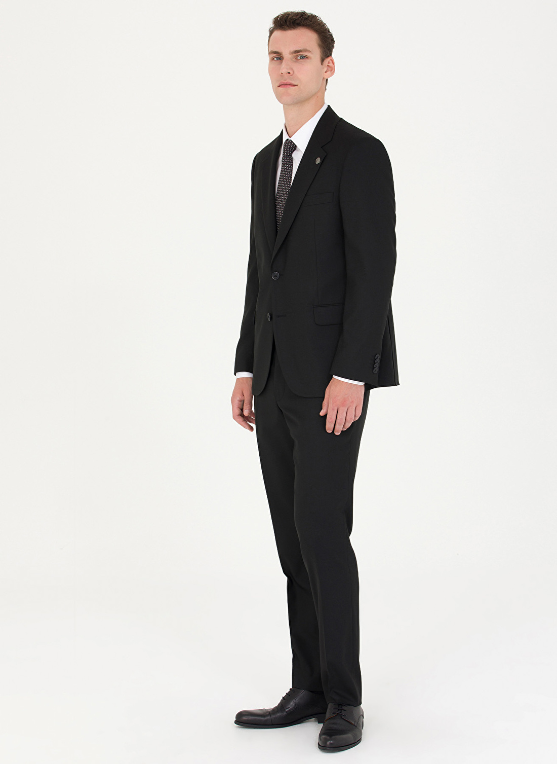 Pierre Cardin Normal Bel Slim Fit Siyah Erkek Takım Elbise T19153/ST