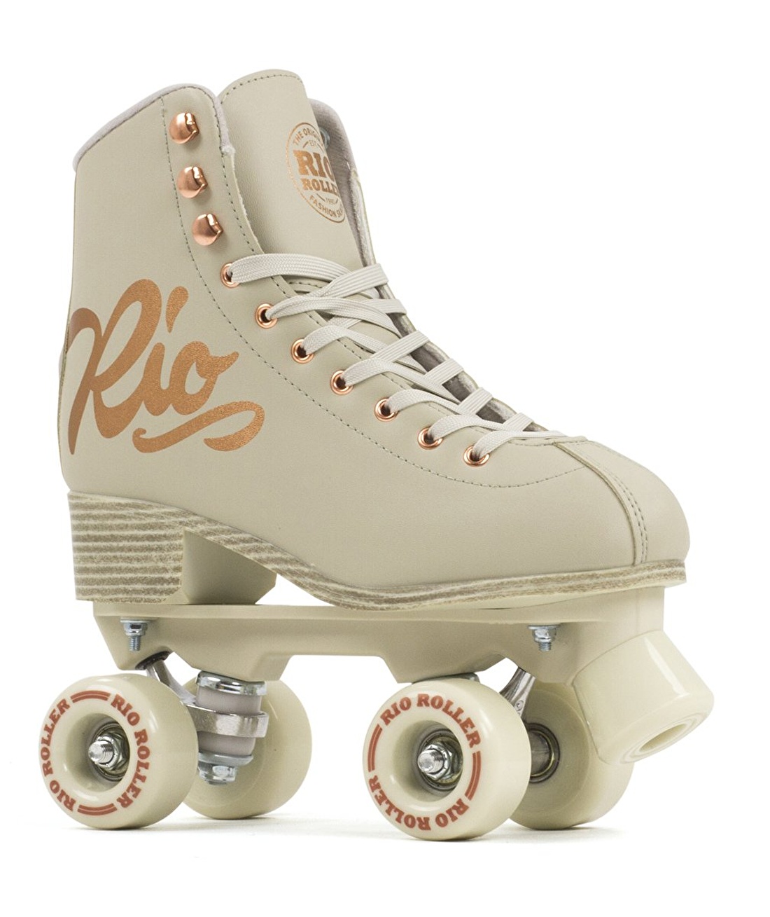 Rio Roller Rose Cream Quad Paten