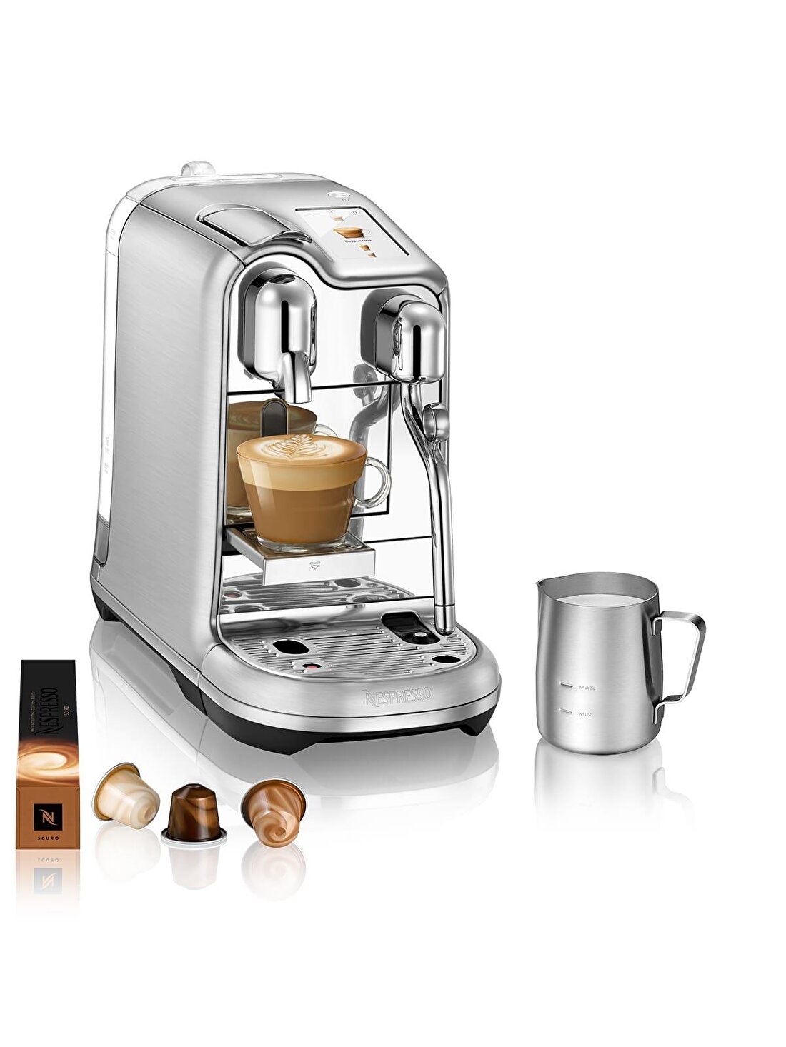 Nespresso J620 Creatista Pro Kapsüllü Kahve Makinesi Gümüş