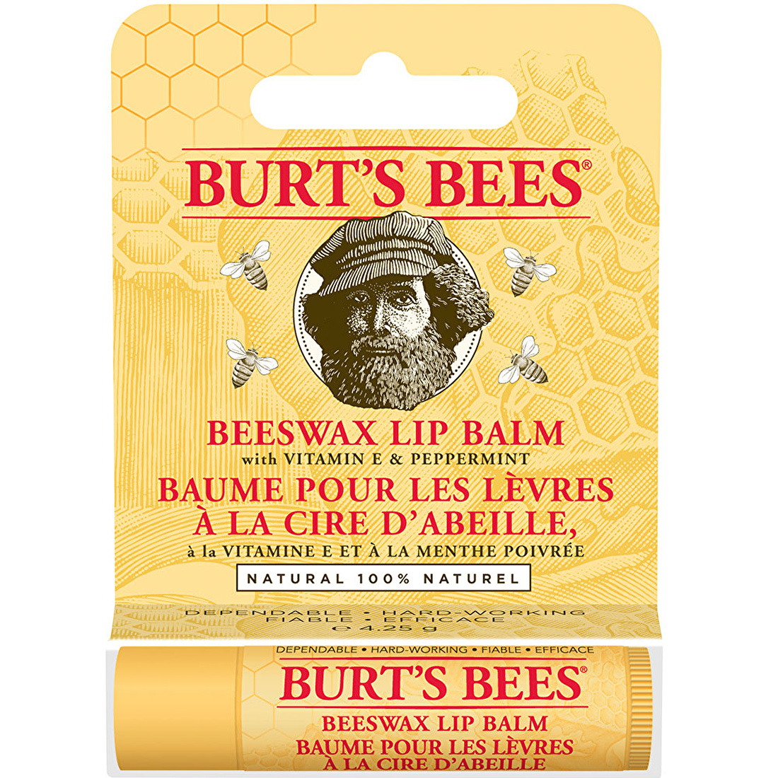 Burts Bees Beeswax Dudak Bakım Kremi Blister Ambalaj -  Beeswax Lip Balm Blister 4,25 g