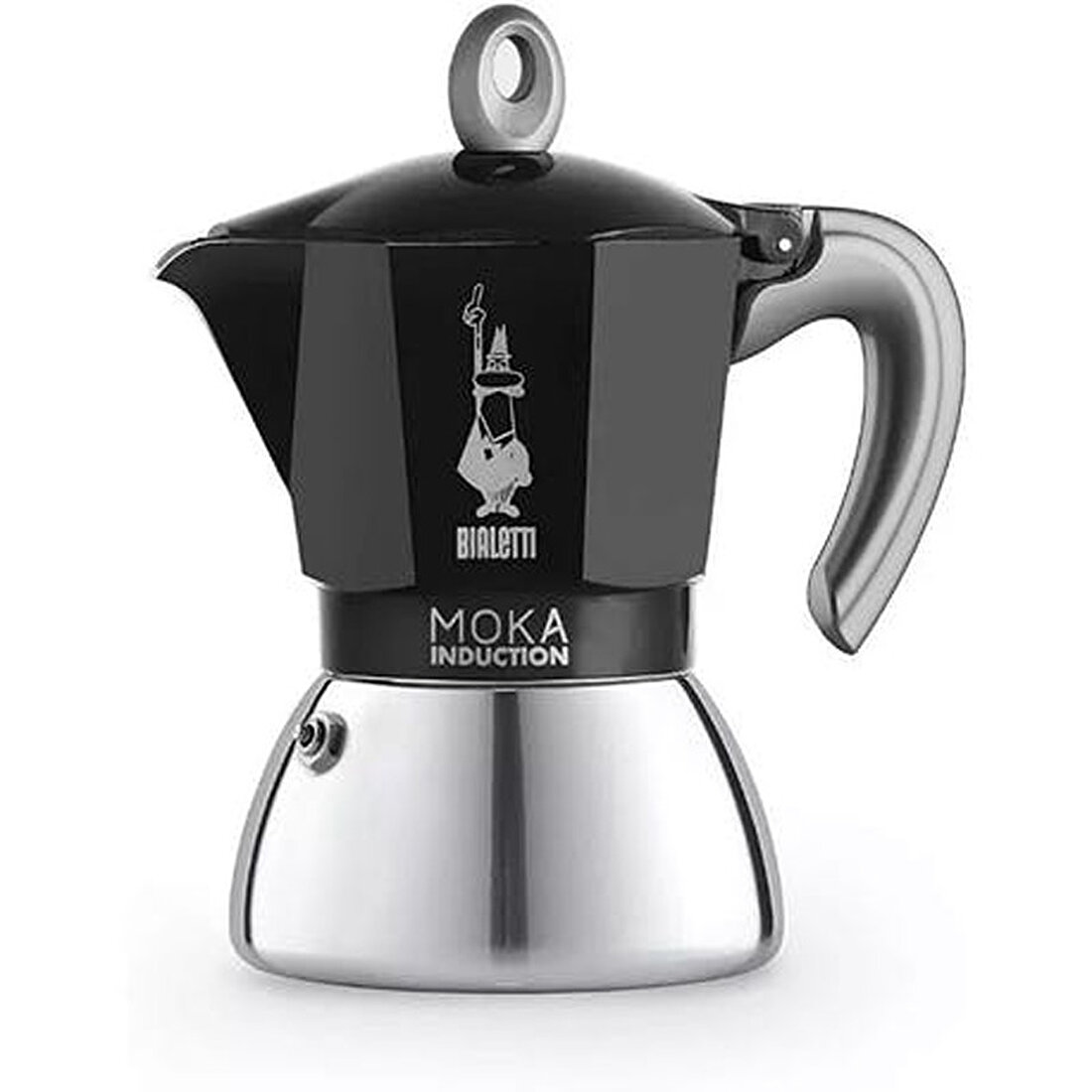 Bialetti İndüksiyon Mokapot Siyah (6 Cup)