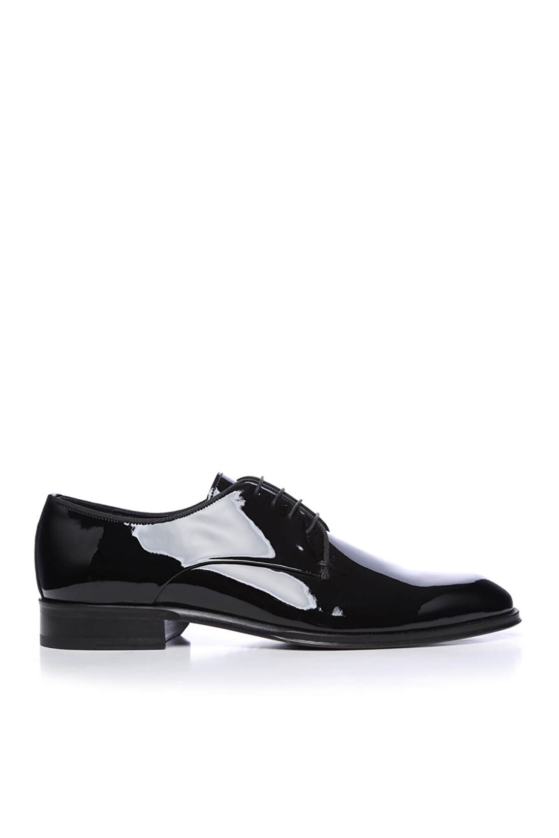 Tamer Tanca Erkek Hakiki Deri Siyah Rugan Klasik Ayakkabı