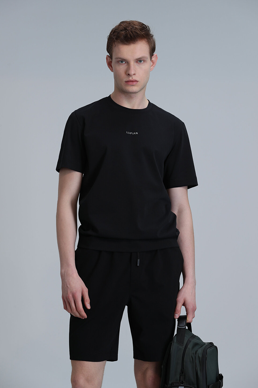 Antony Modern Grafik T- Shirt Siyah