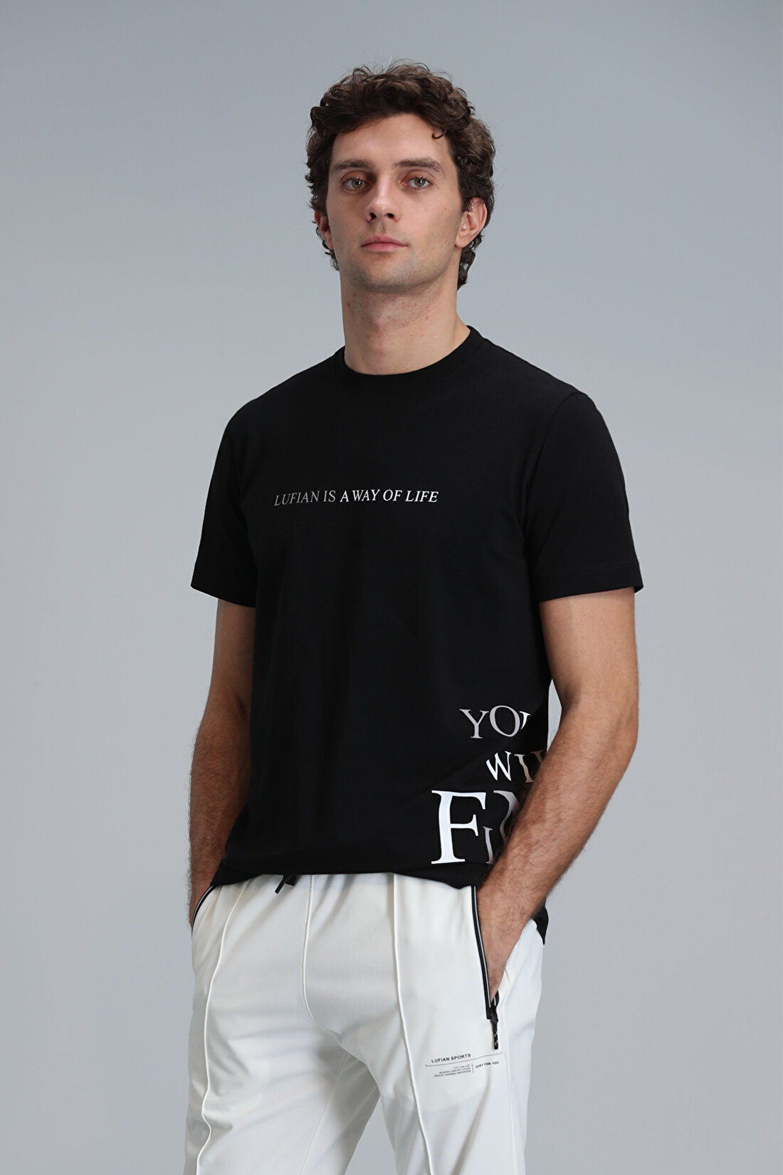 Potter Modern Grafik T- Shirt Siyah