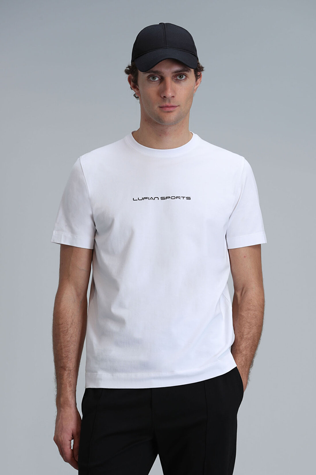Tony Modern Grafik T- Shirt Beyaz