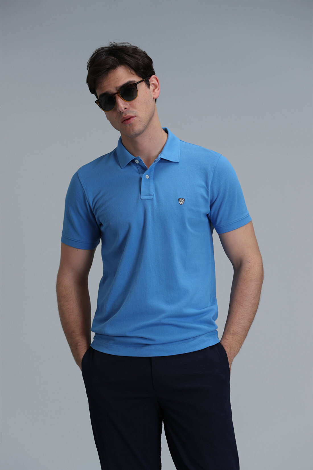 Laon Smart Erkek Polo Tişört Açık Mavi
