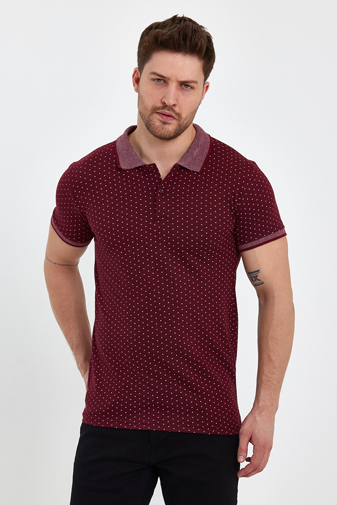 RodiMood Regular Fit Puantiyeli Polo Yaka T-shirt RD23YE027001